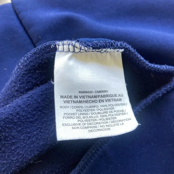 Nike Therma Hoodie Full Zip Dri-FIT Tech Training Jacket Blue Men’s Size L - Picture 12 of 13